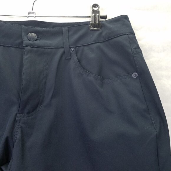 Tretorn Cropped Cuffed Pants Women's 4 Lightweight Pedal Pushers Golf Black NEW - Picture 6 of 16